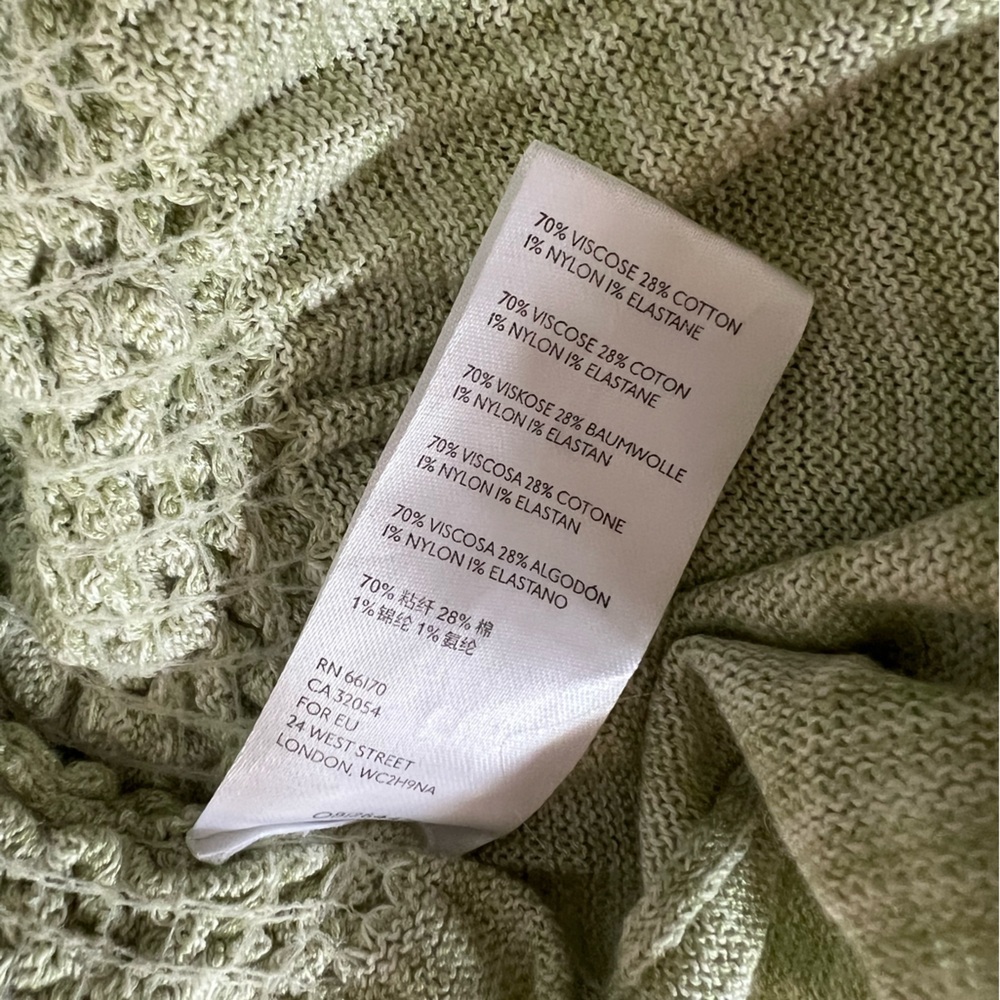 Free People Free Spirit Smocked Knit Peplum Sweater Crop Top, Seafoam Green, S - Picture 10 of 12